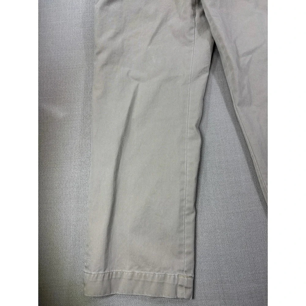 Polo Ralph Lauren Preston Pant Khaki Flat Front Chino Pants Size 35/30